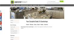 Desktop Screenshot of countertopspecialty.com